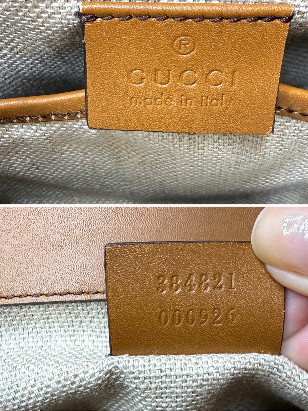 Authentic Gucci Small Lady Web Shoulder Bagbrown monogram canvas - Picture 13 of 16